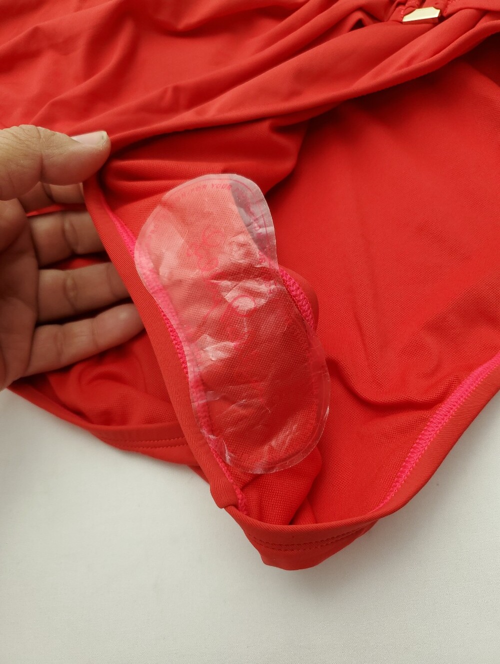 NEW Lilly Pulitzer Neil Ruby Red High Waist Bikini Bottom Ruched Waistband Sz 16 - Picture 8 of 10